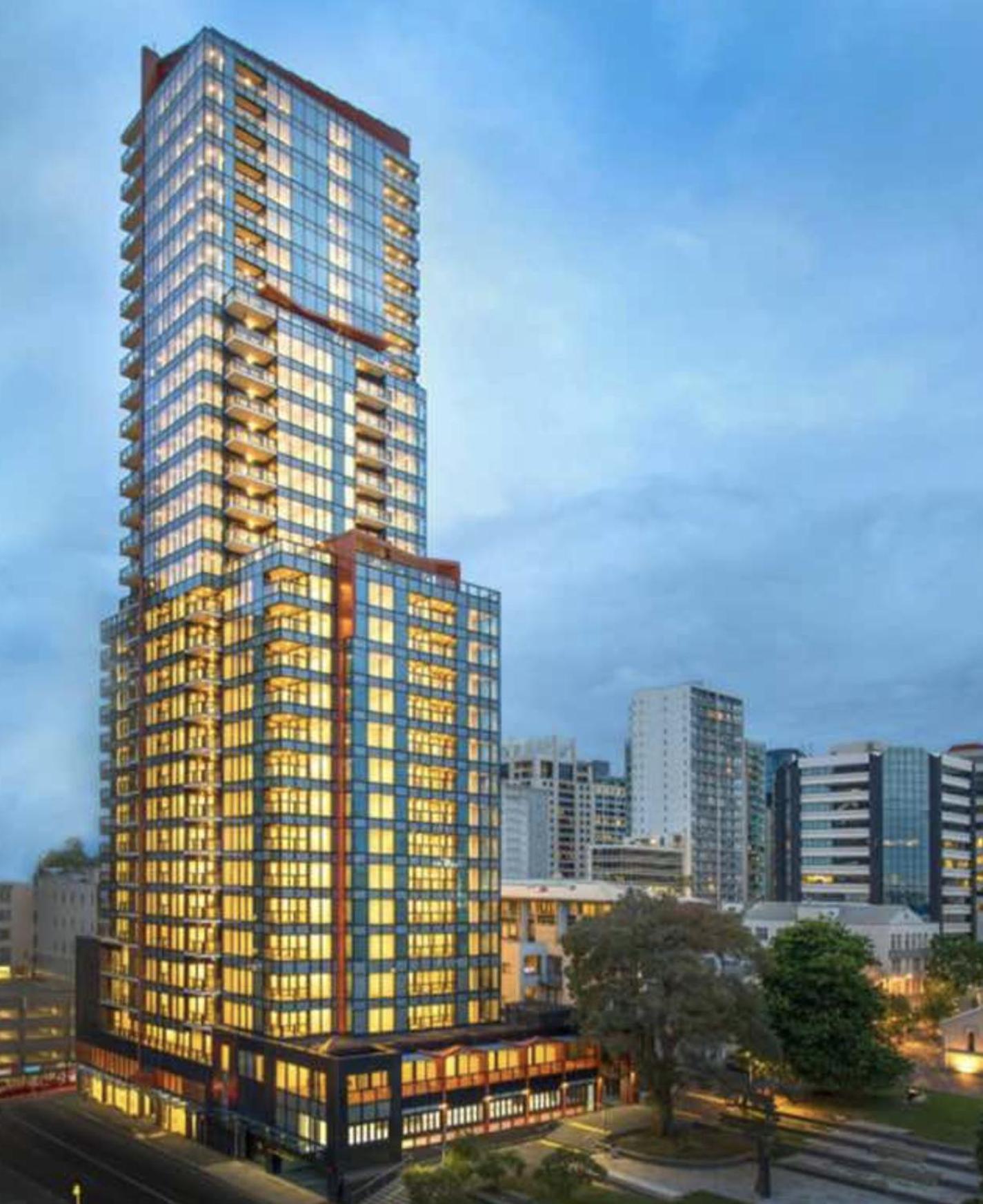 Top Floor Harbour View And Skytower View Apartment In Cbd Auckland Eksteriør billede